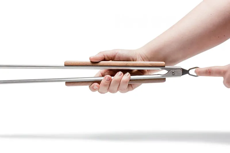 Petromax Stainless Steel Barbecue and Fire Tongs - Large or Small-2